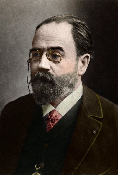Portrait of Emile Zola by French Photographer